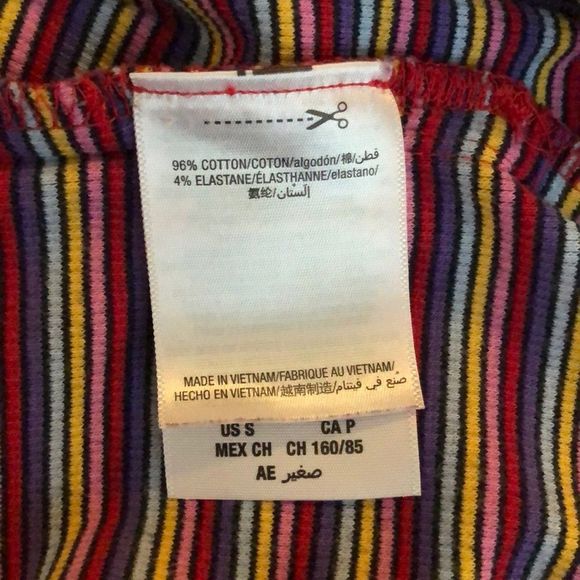 Juicy Couture Thermal Rainbow Striped Bodycon Midi Dress - Picture 12 of 15